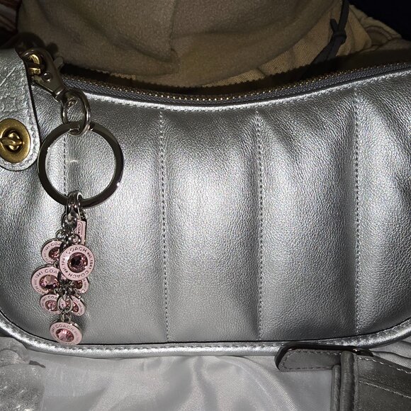 Coach Metallic Originals Quilted Swinger 20 Shoulder Bag - NEW & Wallet - Picture 3 of 9